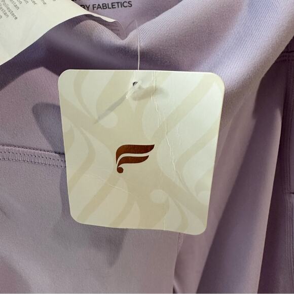 Fabletics Leggings PureLuxe Oasis Capri Hazy Iris NEW! - Picture 7 of 15